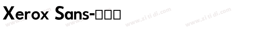 Xerox Sans字体转换